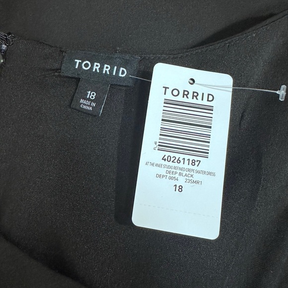 Torrid At The Knee Studio Refined Crepe Skater Dress NWT [1144] - Picture 7 of 8